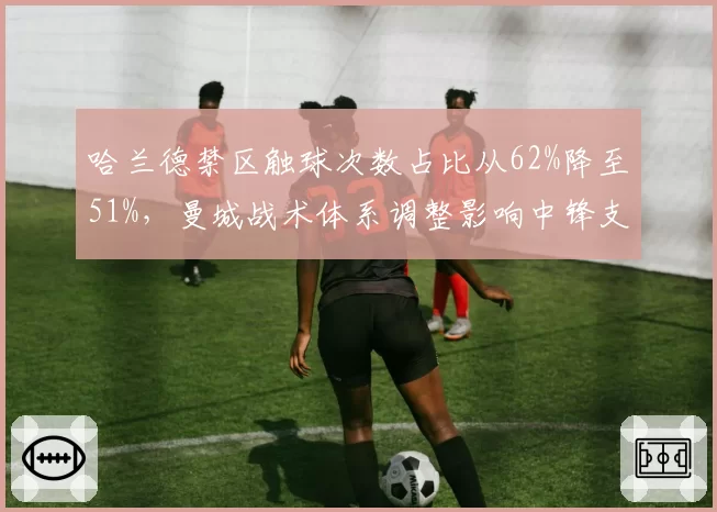 哈兰德禁区触球次数占比从62%降至51%，曼城战术体系调整影响中锋支点作用